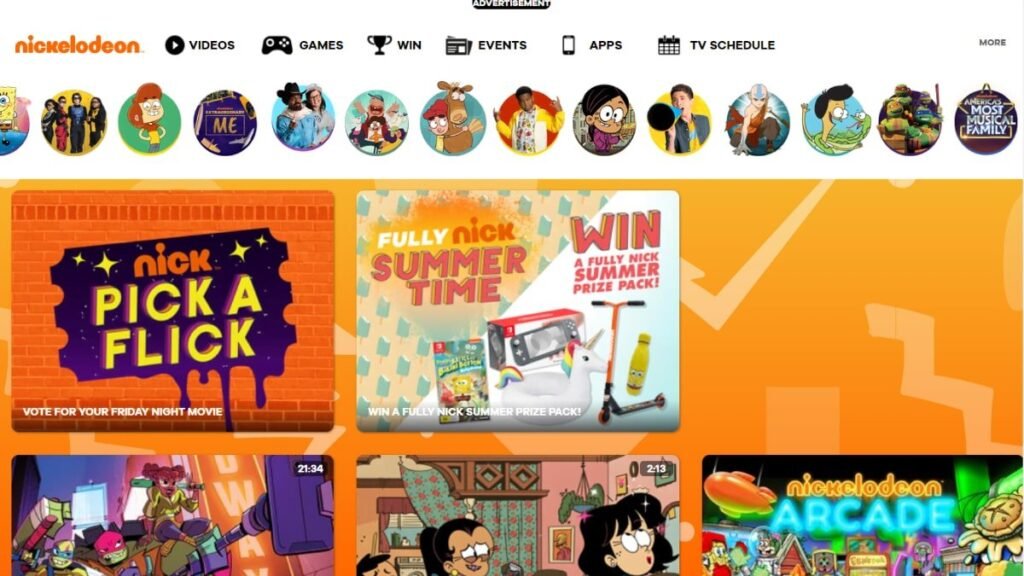 nick.com.au Nickelodeon cartoons watch online free